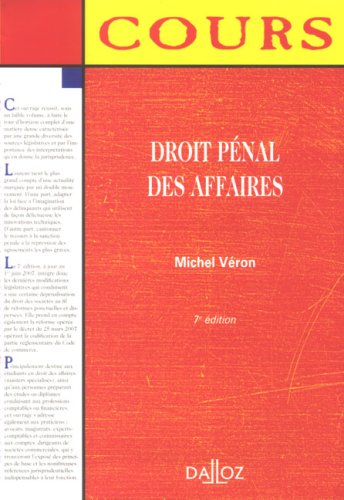 Droit pénal des affaires