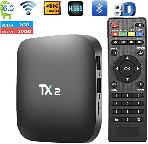 TX2 R2 smart TV Box 2GB 16GB Android 6.0 2.4GHz WiFi 4K x 2K BT2.0 media player