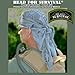 Head for Survival® Triangular Bandana/Cravat with Survival Information - Tactical