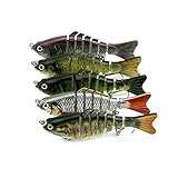 Fishing Lure Hard Bait Bass For 7 Segment Trout Swimbait Life-Like Swimming As Life Fish