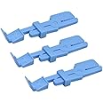 Angzhili 3 Pcs Dental X Ray Film Holder,Intraoral Film Clip Holder(Blue)