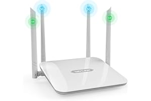 WiFi Router 1200Mbps, WAVLINK Smart Router Dual Band 5Ghz+2.4Ghz, Wireless Internet Routers for Home & Gaming with Amplifiers PA+LNA | 2x2 MIMO Antennas | Support Router/Access Point/WISP Mode