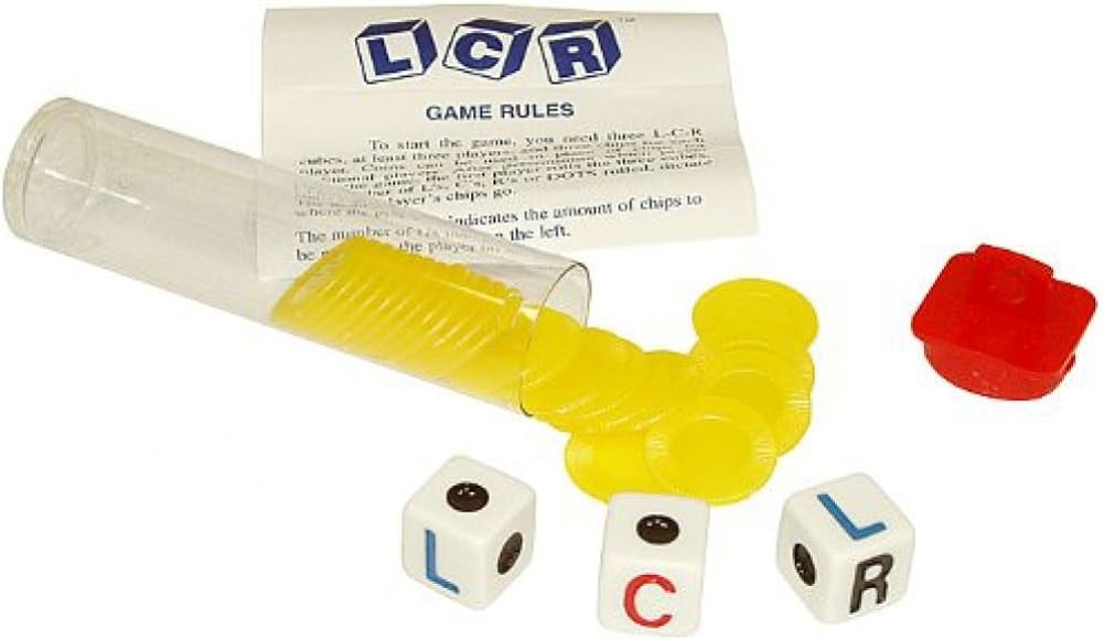 Left Center Right Dice Game Yellow Clothing