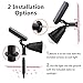 CREATIVE DESIGN Solar Lights Outdoor, Colored Solar Spotlight Outdoor, Waterproof Wall Lights Solar Lights with Auto On/Off for Garden, Christmas, Holiday Decoration(2 Pack)