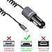 Meagoes USB C Car Charger, Compatible Moto Z3 Play/Z3, Z2 Force/Z2 Play/Z2, Moto X4, G7 Plus/G7 Power/G7 Play/G7/G6 Plus Motorola Phone, Dual Quick Charge 3.0, Built-in Coiled Type C Charging Cable