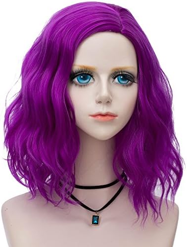 Probeauty Pop Collection Beach Wave Short Lolita Curly Wigs for Women + Wig Cap