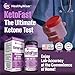 Ketone Urine Test Strips 150ct - Made in USA - Easy to Read Sensitive Ketogenic Urinalysis Testing Sticks - Daily Ketones Measurement - Keto Strips Ideal for Atkins, Paleo Diet & Diabetes