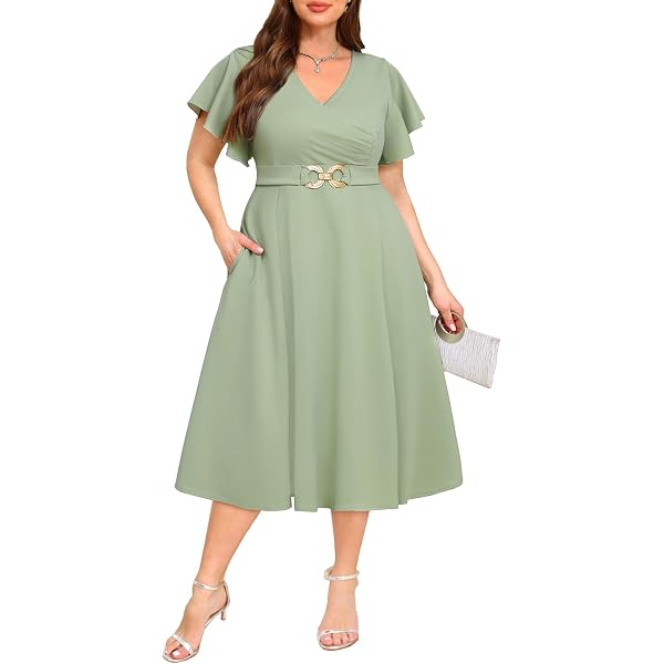 nicole miller puff sleeve a line dress Womens Nicole Miller Puff Sleeves Dresses,