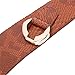JasGood Women's Wide Elastic Stretch Adjustable Waist Belt Fashion Snake Pattern (Suit Waist 33-38 Inch, Brown)
