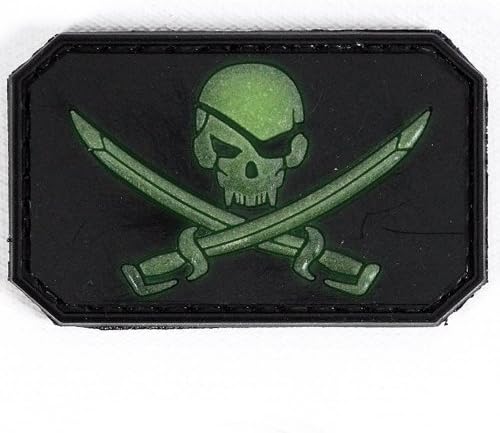 Rebel Tactical RT-G-SJFG SKULL GLOW Morale Patches by Rebel Tactical