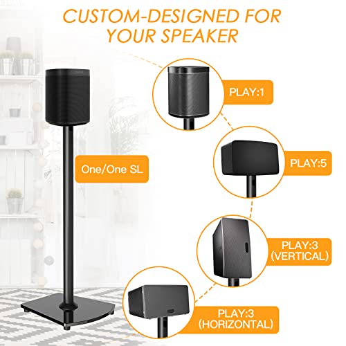 Speaker Stands Designed for Sonos Speakers Pair, Floor Speakers Stands