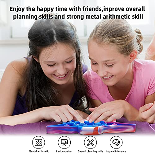 15Pcs Sensory Fidget Toys Set，Fidget Pack Cheap Relieves Stress and Anti-Anxiety Push pop for Kids Adults Perfect for Birthday Party Favors, School Classroom Rewards