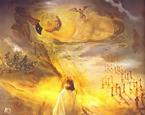 Galacidalacidesoxyribonucleicacid - By Salvador Dali - Canvas Prints 24" by 19" Unframed