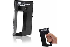 LinamHoz Wpp123 Wire Pipe Power Detector, High Sensitivity Adjustable Alert Pipe Power Multifunction Wall Scanner, for Metal,