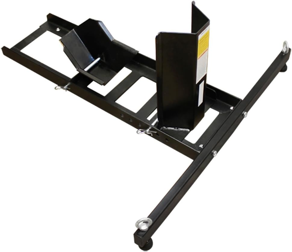 Motorcycle Wheel Chock Stand Mount Truck Trailer Floor Lift Stand 1800