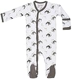 Organic Cotton Baby Clothes Sleewear Long Sleeve Footie GOTS Certified