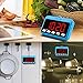 DreamSky Digital Kitchen Timer with Large Red LED Display, Count Up/Down with Seconds, Magnetic Digital Timer for Cooking/BBQ/Sports/Yoga, Battery Operated with ON/Off Button