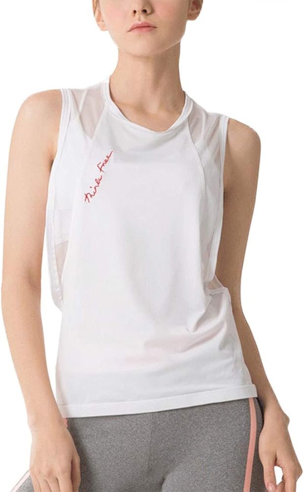 YONKINY Camisetas Sin Mangas Verano Respirable Tank Top De Yoga ...