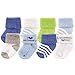 Luvable Friends baby boys Newborn and Terry Socks, Blue Mommy, 0-6 Months US
