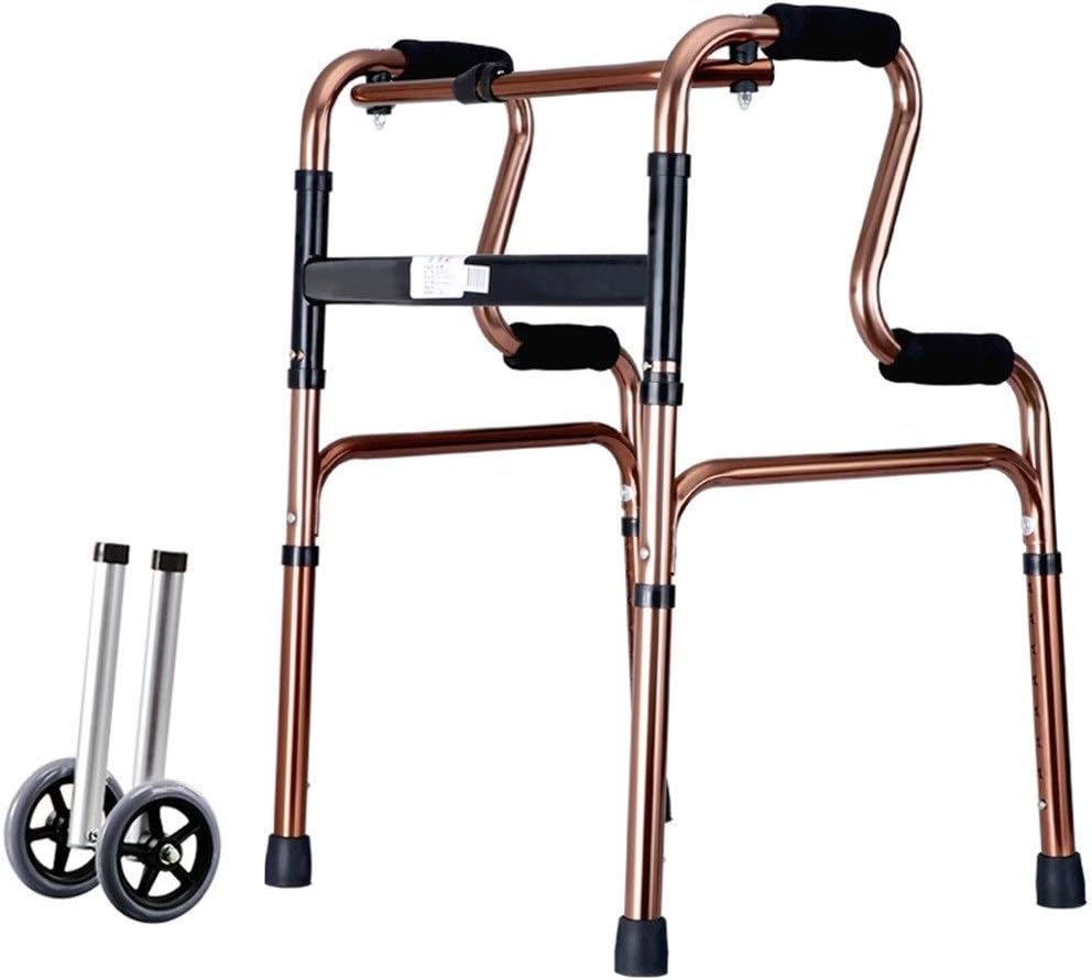 Lightweight Foldable Walkers for Tall People, Outdoor Indoor Adjustable