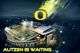 Oregon Ducks Football Poster Autzen Is Waiting Authentic Team Spirit Store Product