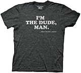 Big Lebowski I'm the Dude Man Gray Heathered Men's Tee