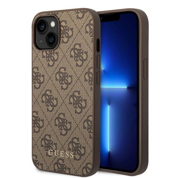 GUESS GUHCP15MG4GFBR Coque pour iPhone 15 Plus 6,7" Marron... en promo sur Amazon
