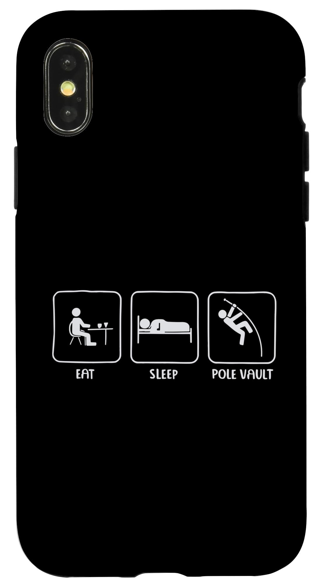 iPhone X/XS Eat Sleep Pole Vault Case