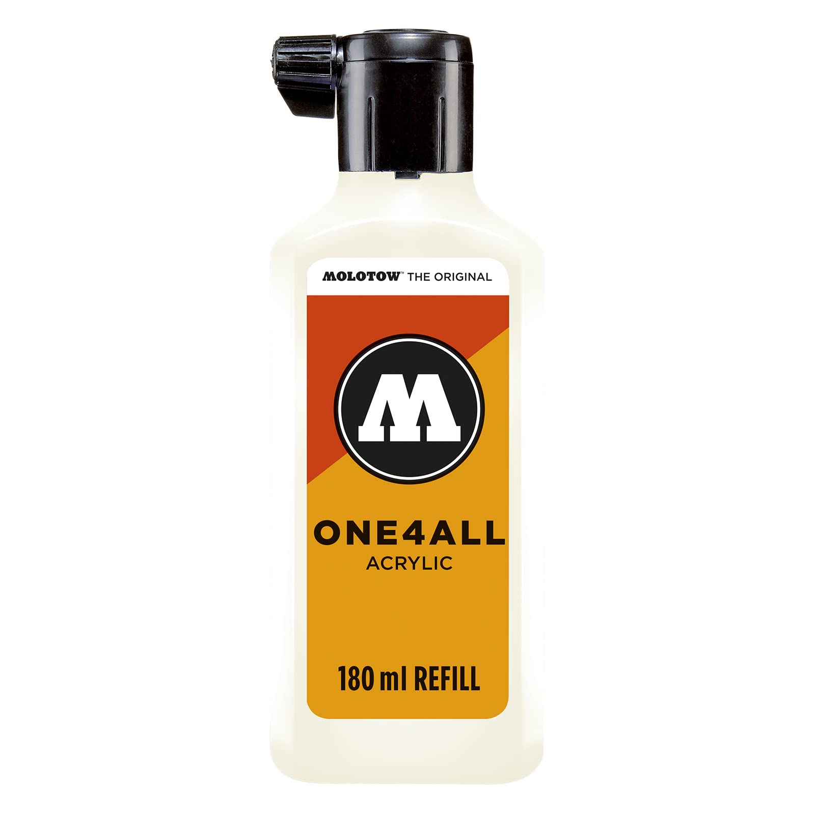 Molotow ONE4ALL Refill Acrylic, Colour 229 Natural White, 180 ml, Refill Ink for Permanent Markers