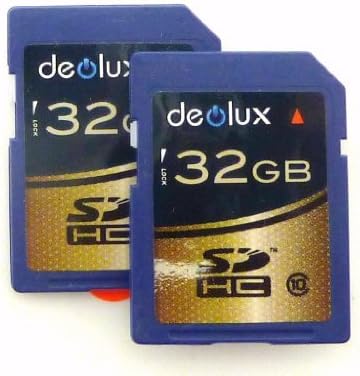 Trade Twin Pack 2 x 32GB Memory Card class 10 SD SDHC High Speed Class 10 for SeaLife DC1200 SL700 digital camera camcorder
