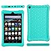 BMOUO Silicone Case for All-New Fire HD 8 2018 / 2017 - Anti Slip Light Weight Shock Proof Kids Friendly Protective Case for Amazon Fire HD 8 Tablet (7th and 8th Generation, 2017 and 2018 Release) , Turquoise