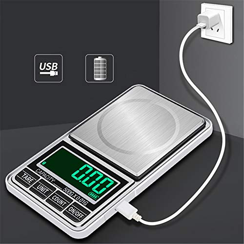 Digital Kitchen Scale Precise Cooking Scale and Baking Jewelry Scale -Multifunction/Tare Function Kitchen Weight Scales for Cooking & Baking - 100g/0.01g With Back-Lit LCD Display (Batteries Included) - Thumbnail 7