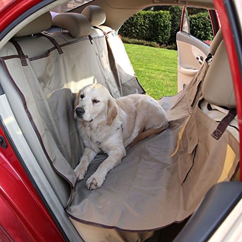 ISOLY Pet Seat Cover for Cars Oxford Fabric Waterproof Durable Dog Car Back Seat Cover for Cars Trucks SUVs Extra Tough