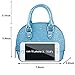 JHFY Princess Little Purses Satchel Crossbody Bag Wallet Shell Shape Handbags(Blue)