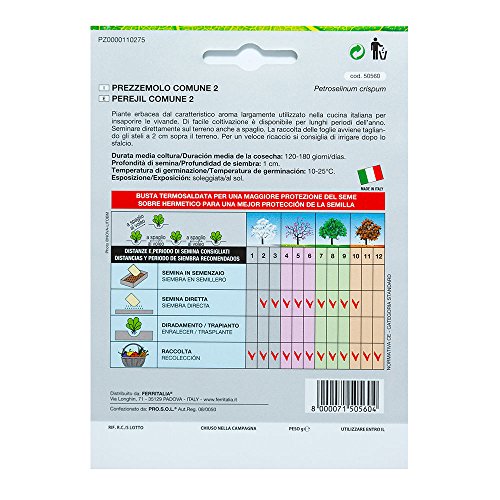 Semillas Perejil Comun (8 Gramos): Amazon.es: Jardín