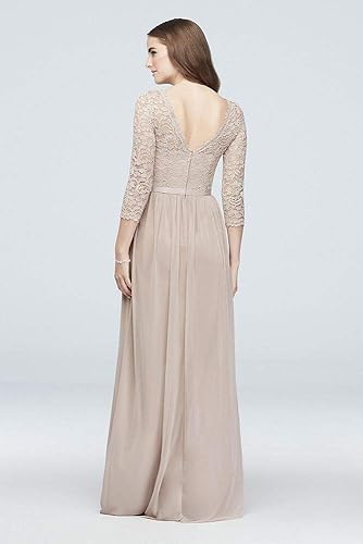 delilah illusion lace formal dress