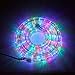 LED Rope Light Outdoor - Plug in (120V), 287 Multicolor Lights, 24 Ft Length, Connectable, Dimmable, 1/2 Inch Tube, Heavy Duty, Waterproof, for Exterior Lighting and Patio Decor
