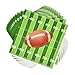 Football Super Bowl Party Supplies for Field Day Game Touchdown 24 Guest 24 Dinner Plates 24 Dessert Paper Plate 24 Cups and 50 Napkins for Superbowl Table Decorations Birthday Theme Decoration