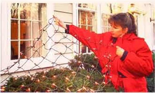 Clear Net Lights Christmas Light Displays [750C]