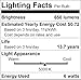 Luxrite 6W LED Candelabra Bulb, 5000K Bright White, 60W Equivalent, CRI80, LED Filament Bulb, 630 Lumens, Chandelier Light Bulb, UL Listed, E12 Base, 12 Pack