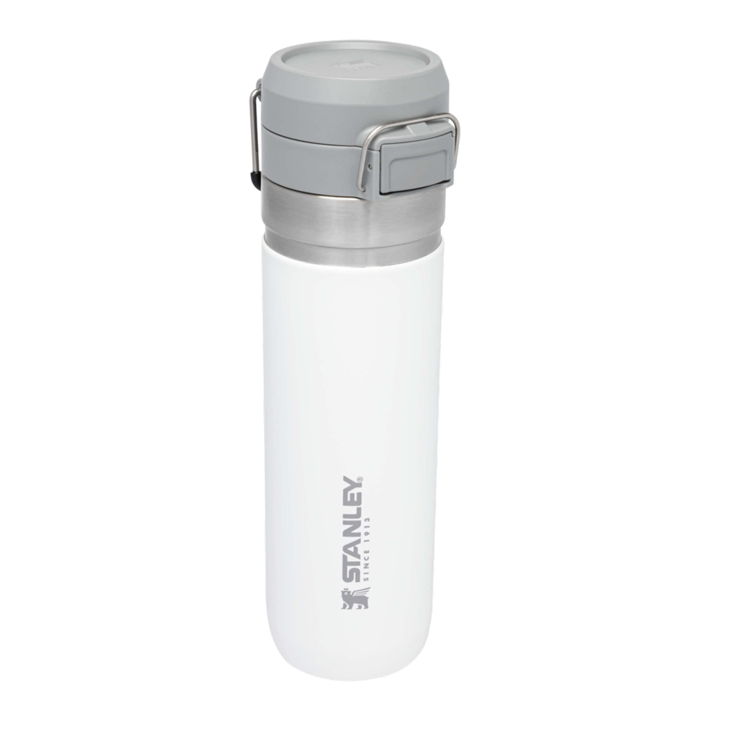 STANLEY 1913 Quick Flip Stainless Steel Water Bottle 0.71L - Keeps Cold For 12 Hours - Leakproof - BPA-Free Thermal Flask - Dishwasher Safe - Cup Holder Compatible - Polar