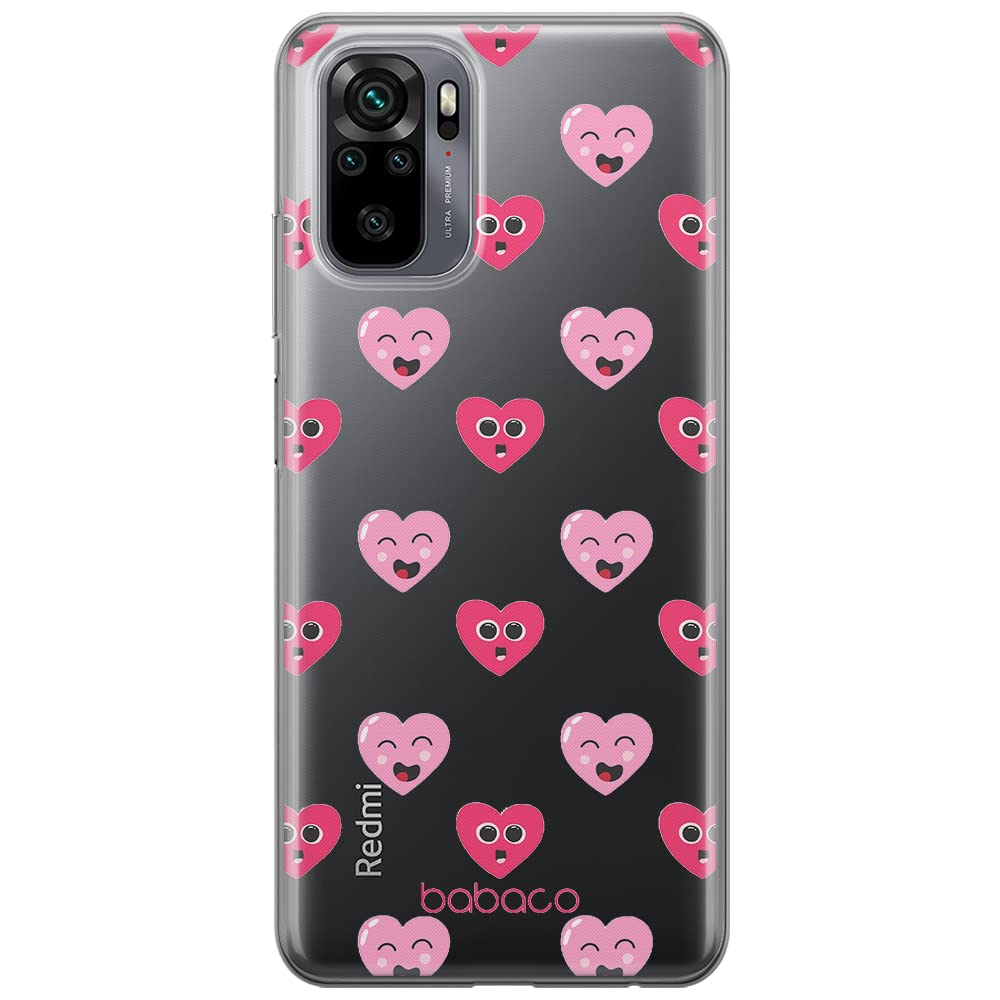 Babaco ERT GROUP mobile phone case for Xiaomi REDMI NOTE 10 PRO original and officially Licensed pattern Hearts 006 optimally adapted to the shape of the mobile phone, partially transparent