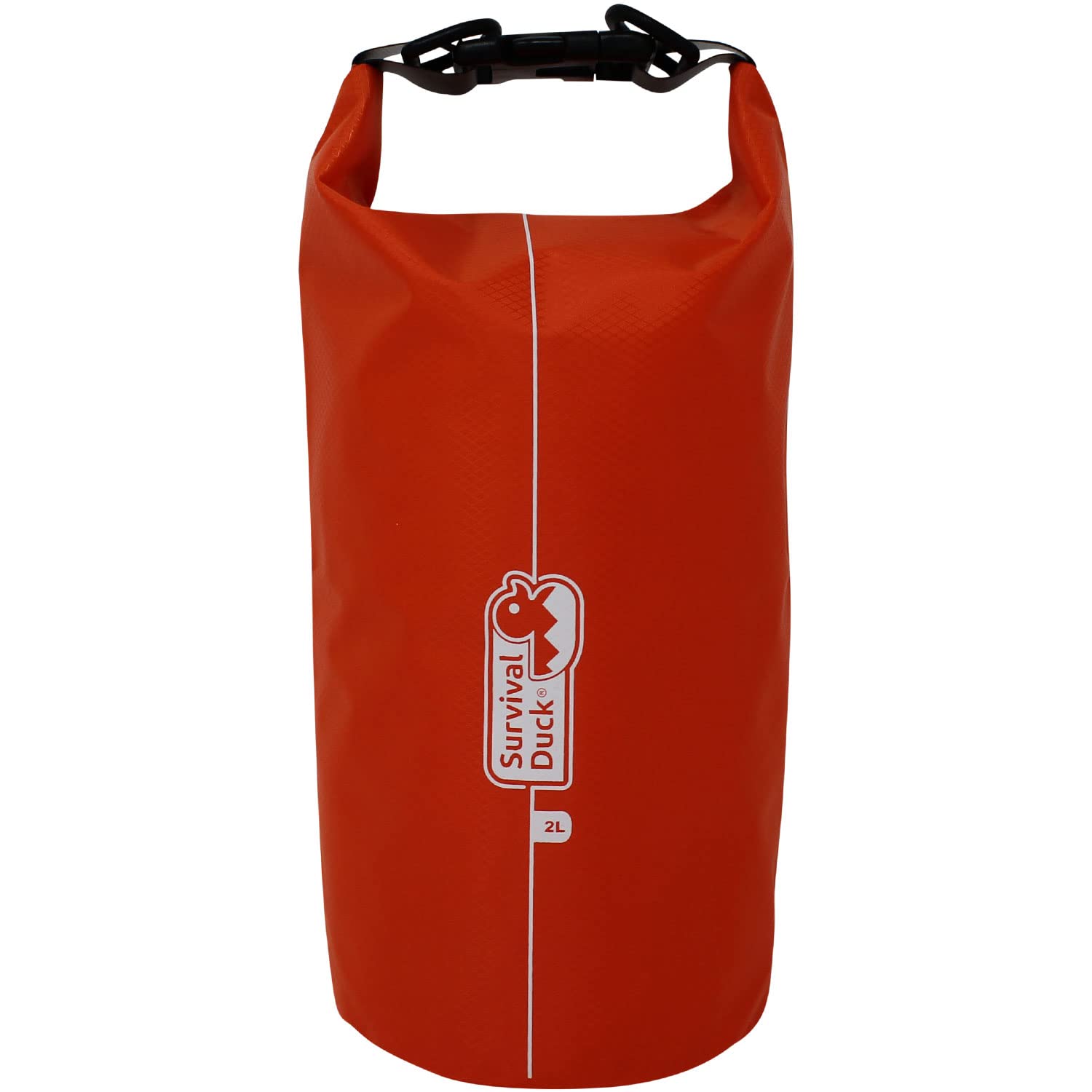 Survival Duck 2 Litre Waterproof Dry Bag Orange | Small Ripstop Nylon Round Dry Bag | Great for Camping, Hiking, Paddleboarding, Kayaking — image 1