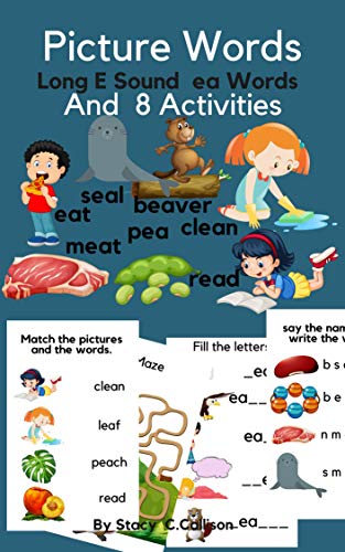 Amazon.com: Picture Words: Long E Sound ea Words And 8 Activities (Long