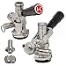 Kegco KC KT85D-L Keg Coupler D System, 1, Black primary