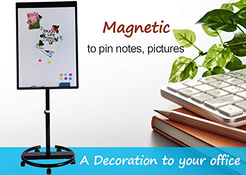 6 Magnetic+Whiteboard+Adjustable+Flipchart+Magnets