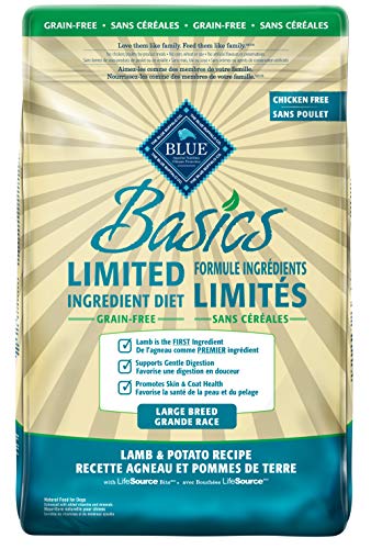 Basics 802098 Limited Ingredient Diet, Grain Free Natural Adult Large Breed Dry Dog Food, 22 lb 1 Count
