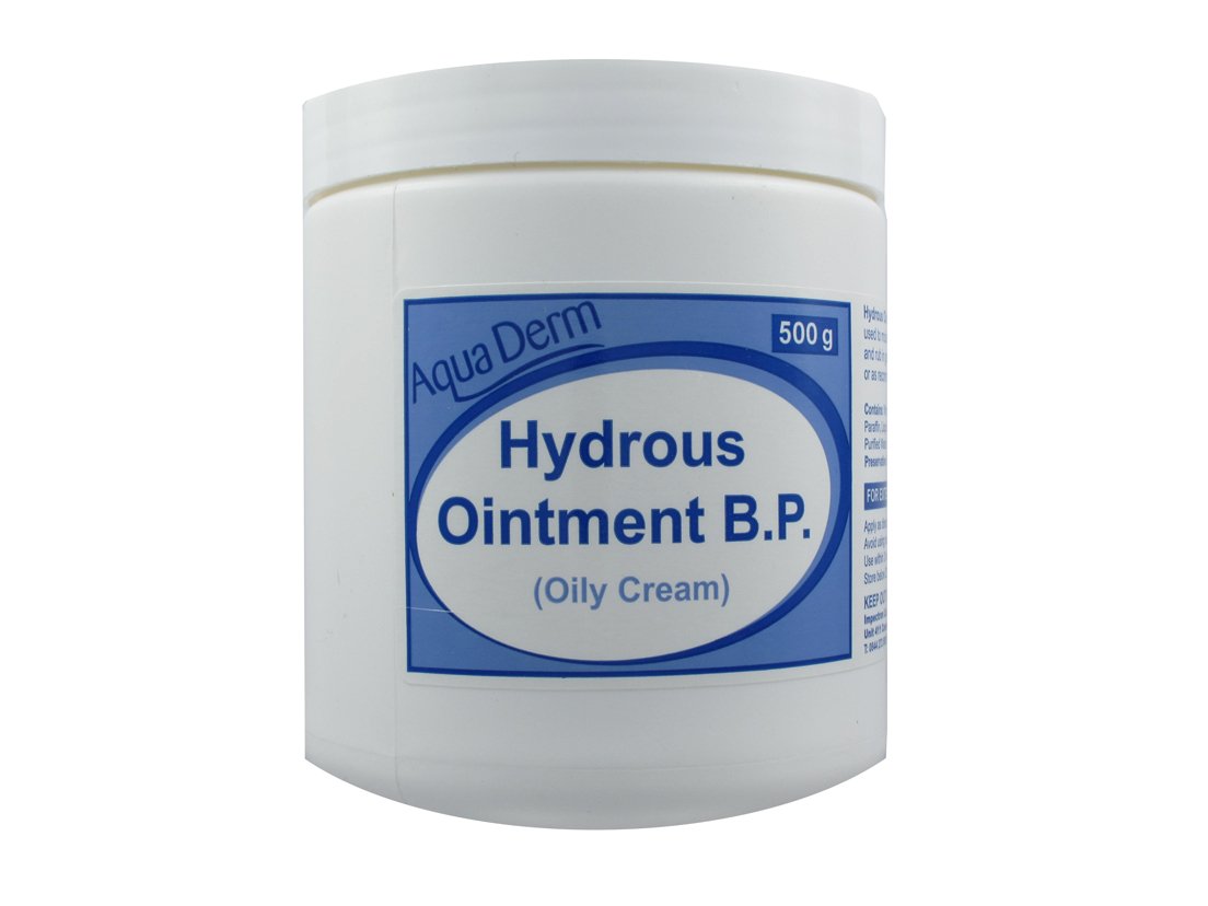 Rxfarma-AquaDerm Hydrous Ointment Oily Cream BP Tub, 500 g