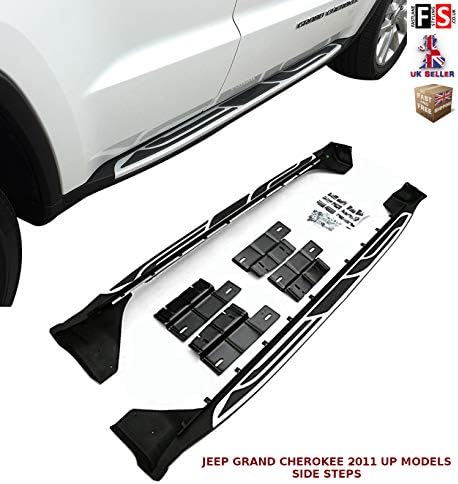 GRAND CHEROKEE SIDE STEPS RUNNING BOARDS SET NEW STYLE 100% OEM FIT 2011+