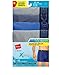 P3+1 BONUS Blk/Gry X-Temp Air poly Boxer Brief - New Style F17